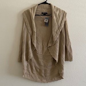 NWT Style & Co. Tan Cardigan - Small